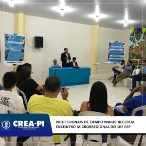 Profissionais de Campo Maior recebem o Encontro Microrregional do 10º CEP
