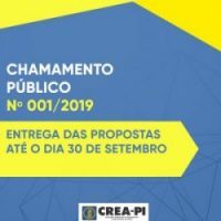Crea-PI publica Chamamento Público para parcerias e apoio financeiro às entidades de classe