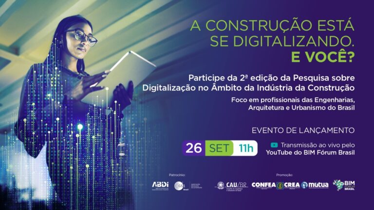 2ª edição da Pesquisa Nacional sobre Digitalização na Indústria da Construção