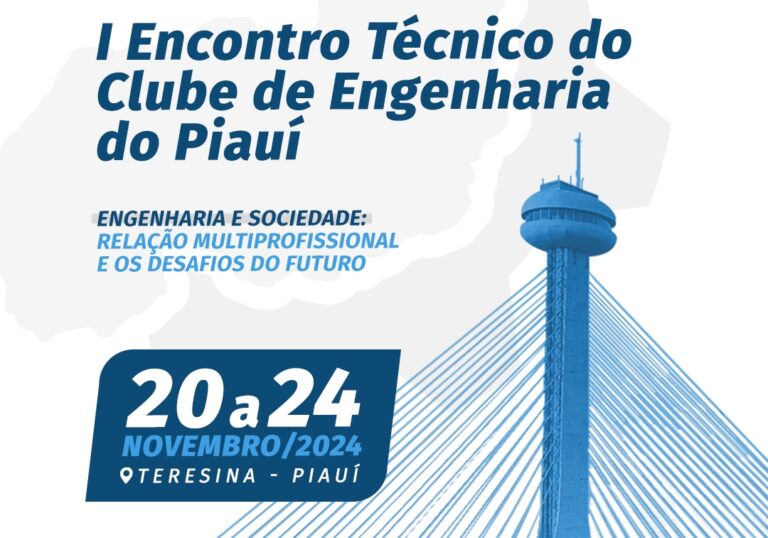 Confira a programação do I Encontro Técnico do Clube de Engenharia