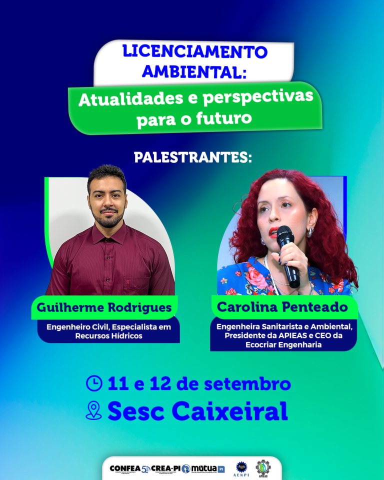 Crea-PI realizará curso de Licenciamento Ambiental em Parnaíba